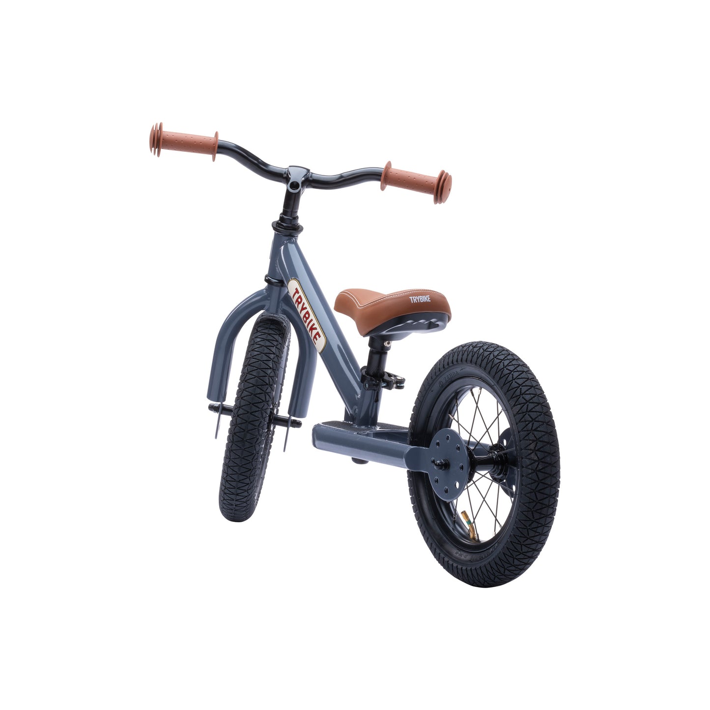draisienne tricycle 2 roues evolutive anthracite - TRYBIKE
