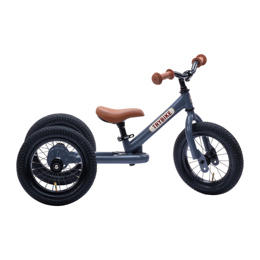 draisienne tricycle 2 en 1 anthracite 3 roues evolutive - TRYBIKE