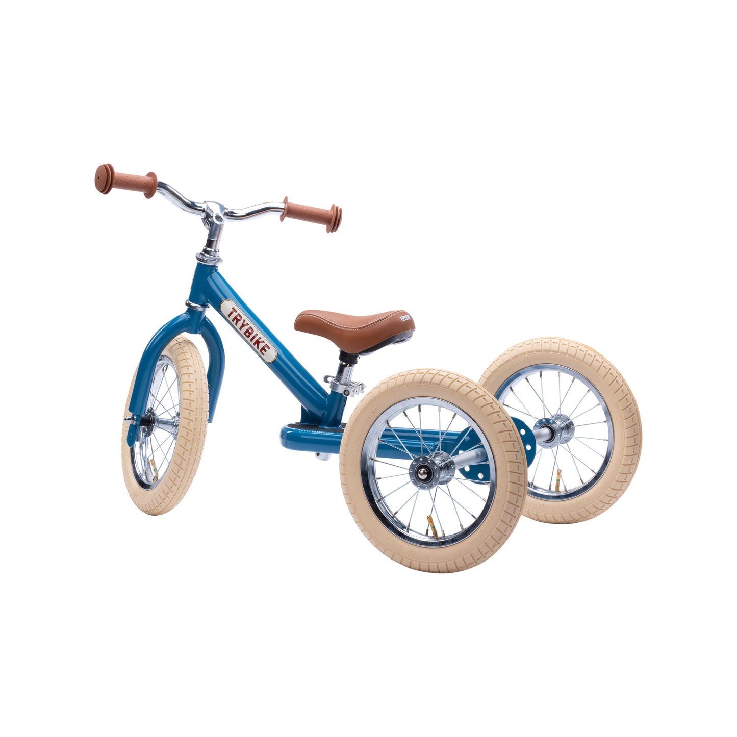 draisienne tricycle 2 en 1 vintage bleu 3 roues evolutive - TRYBIKE