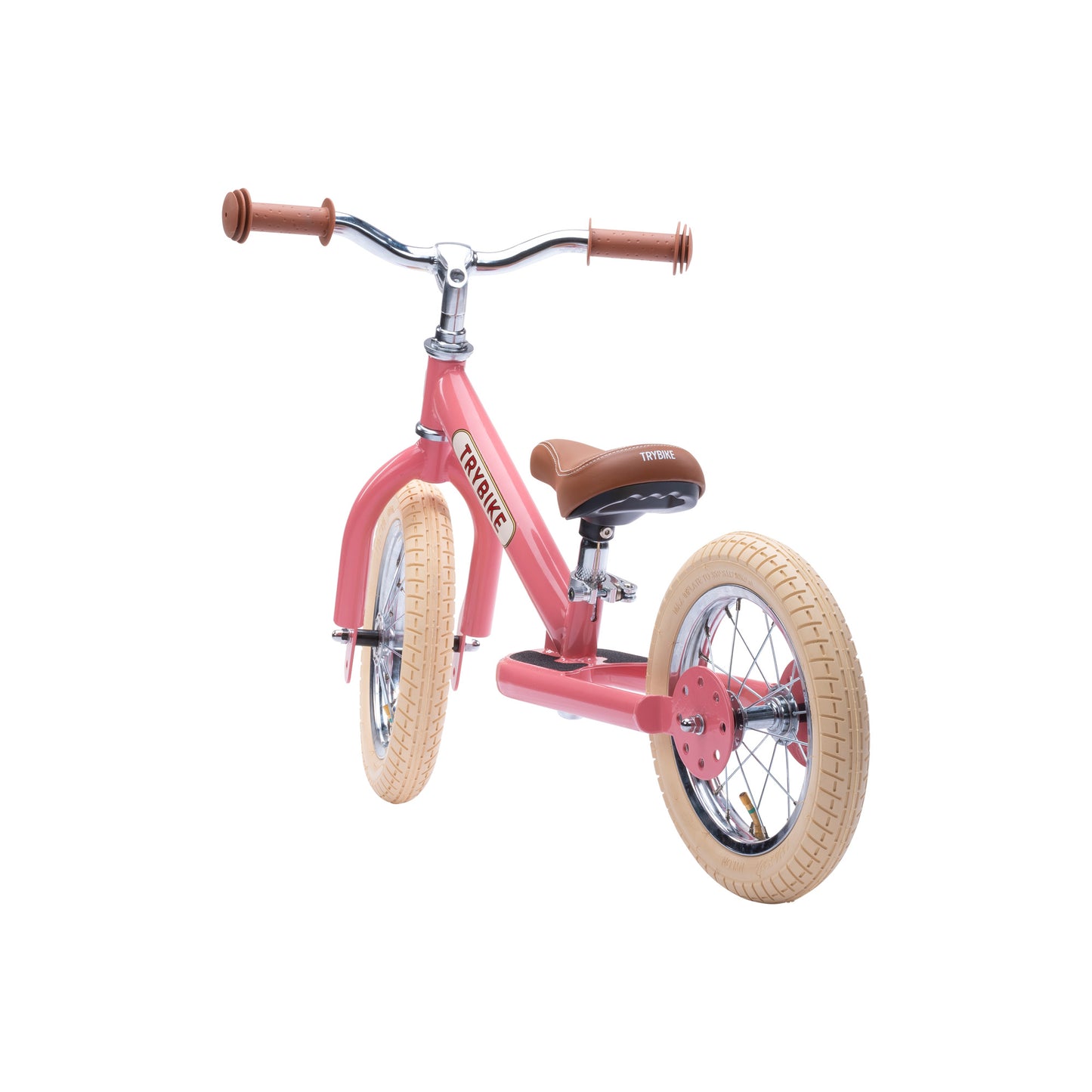 draisienne tricycle 2 roues evolutive vintage rose - TRYBIKE