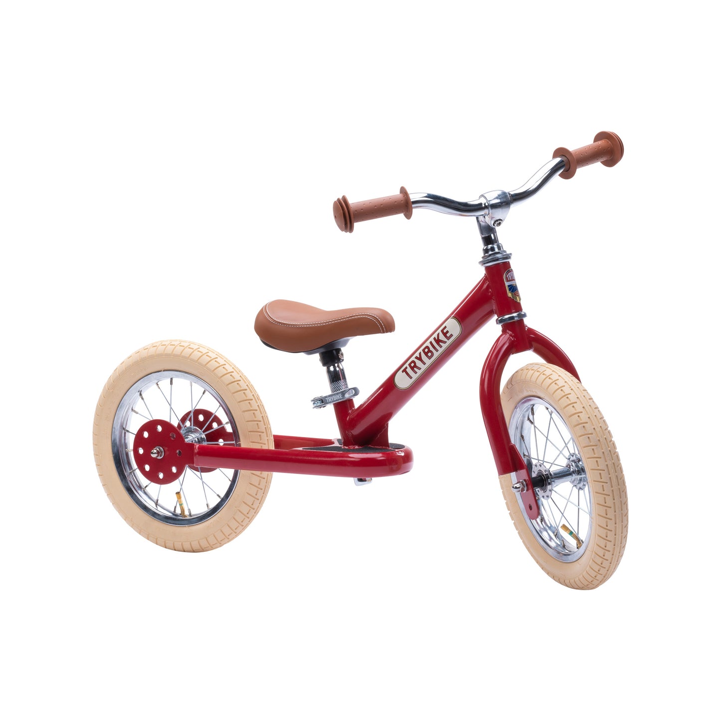 draisienne tricycle 2 roues evolutive vintage rouge - TRYBIKE