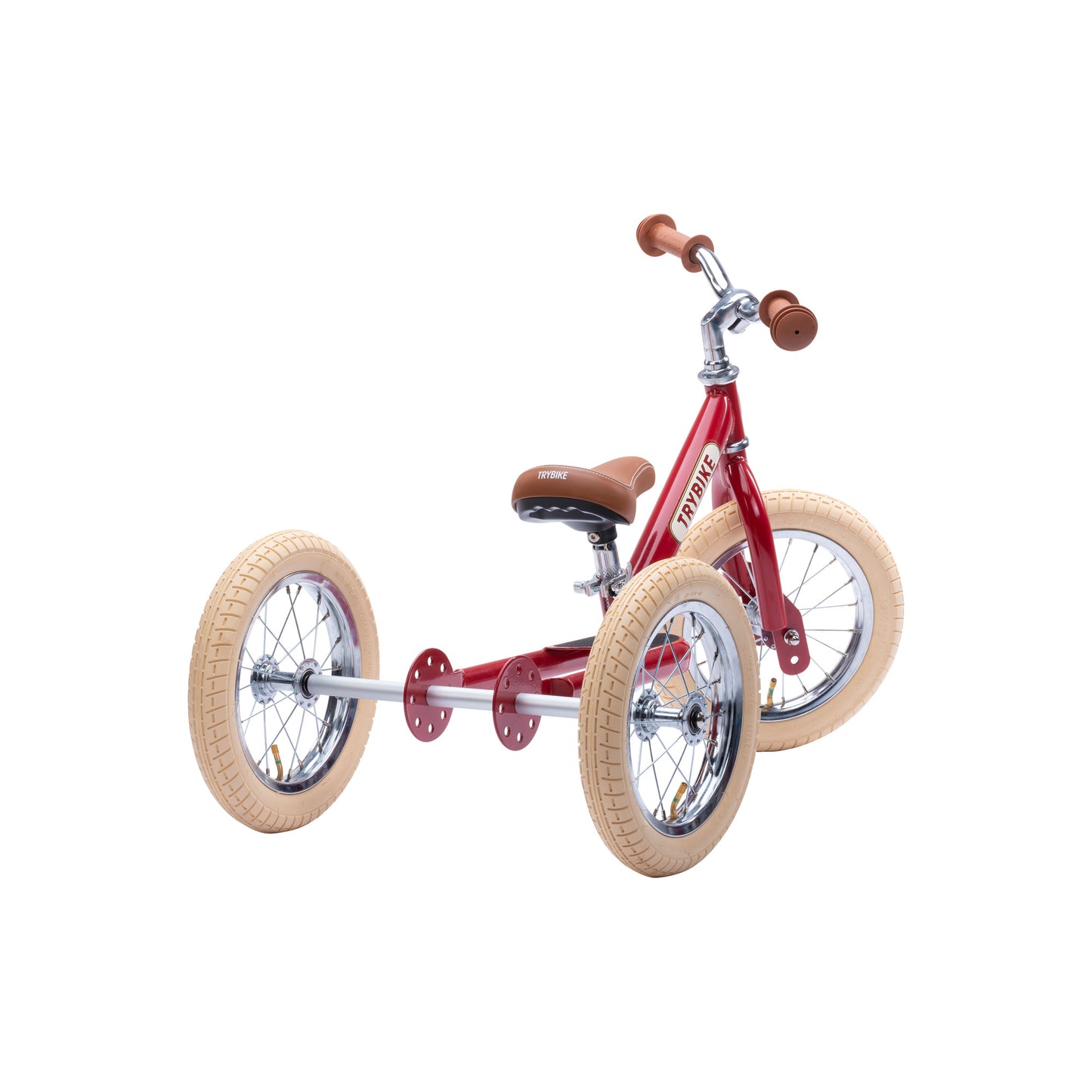 draisienne tricycle 2 en 1 vintage rouge 3 roues evolutive - TRYBIKE